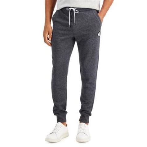 michael kors men's heathered fleece jogger pants|Michael Kors Men’s Heathered Fleece Jogger Pants .